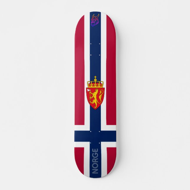 Skate Norway Flag/ Coat of Arms (Frente)