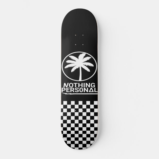 Skate Nothing Personal Checker Dipped (Frente)