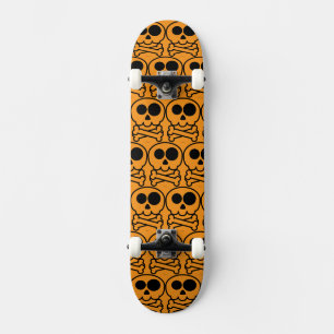 Skate NOVA - Caveira de Desenho Animado Pastel