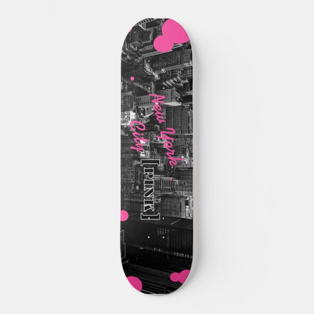 Skate Nova Iorque [rosa] (Frente)