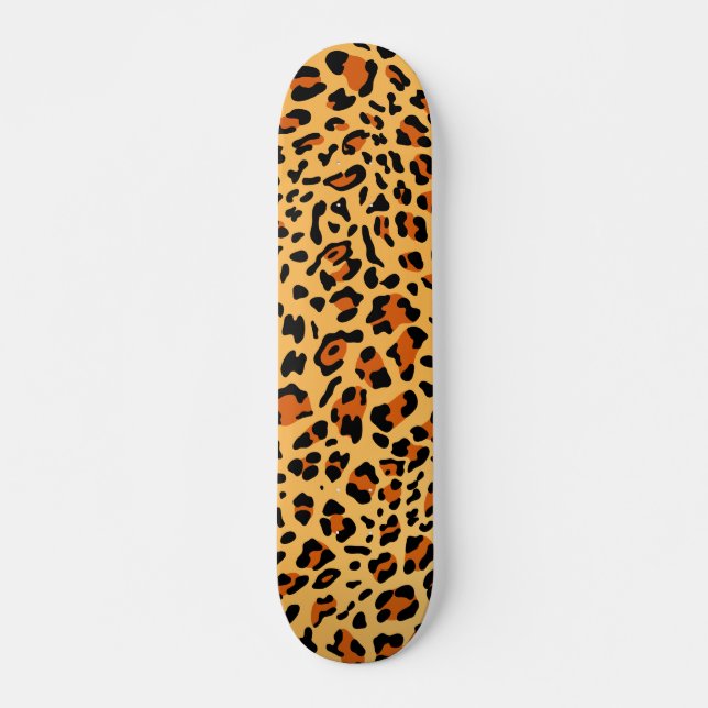 Skate Nova Textura de Leopardo 3 (Frente)