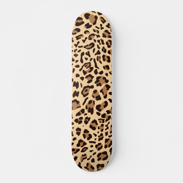 Skate Nova Textura de Leopardo 6 (Frente)