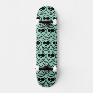 Skate NOVO - Caveira de Pastel em Desenho Animado