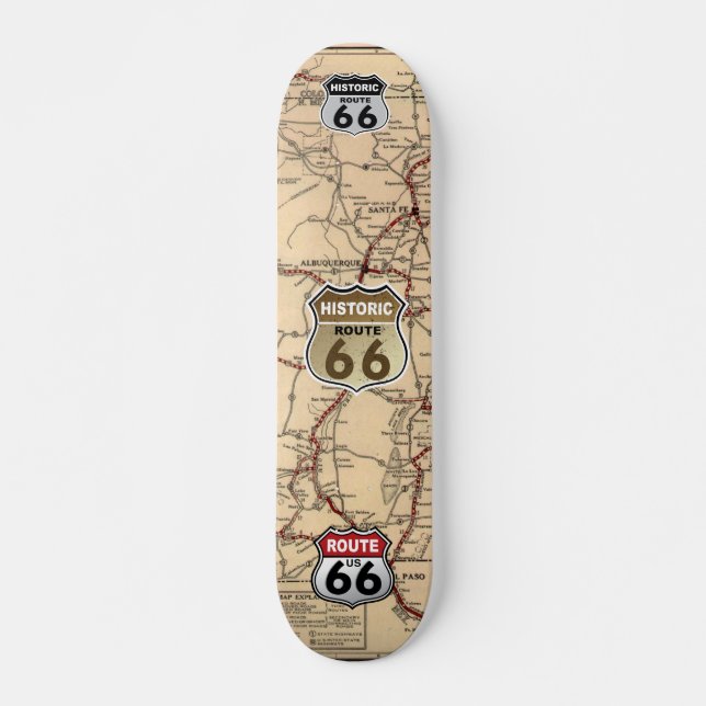 Skate Novo Mapa do Novo México de Rota Histórica 66, 192 (Frente)