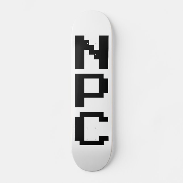 Skate NPC - Caractere Não Reproduzível (Frente)