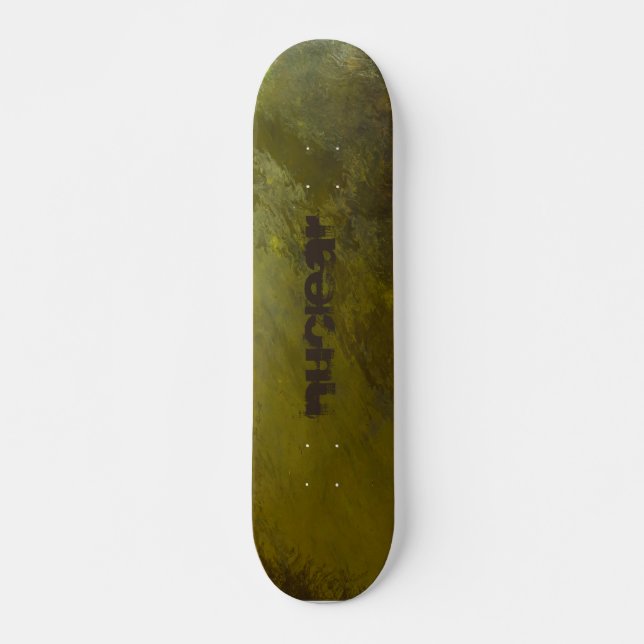 Skate Nuclear - Verde Considerado Personalizado (Frente)