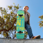 Skate Nuvem de Palavras de Tipografia Urbana em Grunge D<br><div class="desc">O efeito desse design baseado em texto de rua de tendência depende do comprimento do seu nome. Selecione "Clique para personalizar ainda mais" na parte inferior de "Personalizar este modelo" para obter a aparência desejada. Você pode fazer o plano de fundo e/ou o texto de qualquer cor que quiser. Divirta-se...</div>
