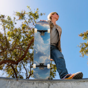 Skate Nuvens do Céu Anime