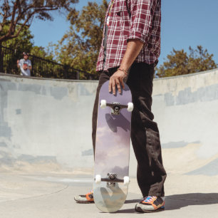 Skate Nuvens Sonhadoras do Caribe 8 - Cores de Unicórnio