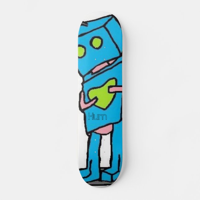 Skate O conselho azul de Robo (Frente)