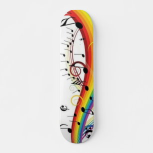 Skate O conselho da música do arco-íris