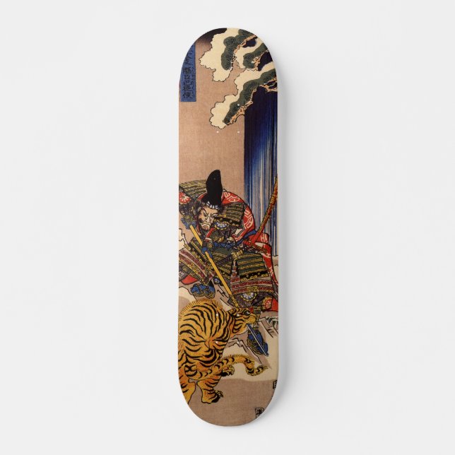 Skate O conselho de combate do tigre do samurai (Frente)
