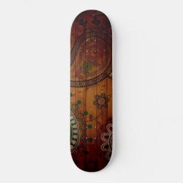 Skate O conselho de madeira com design criativo