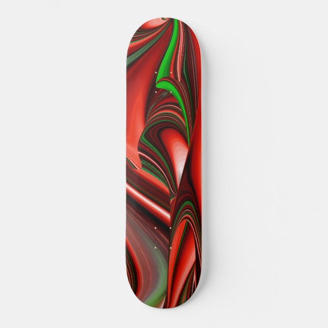 Skate O espírito do amor e da esperança Abstrato 3D Rain (Frente)