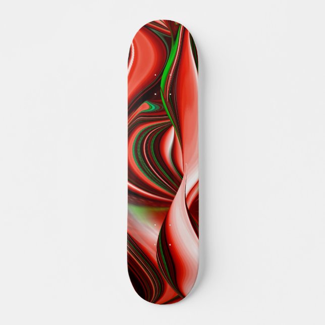 Skate O espírito do amor e da esperança Abstrato 3D Rain (Frente)