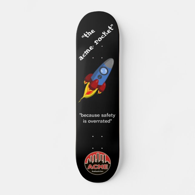 Skate o foguete acme (Frente)