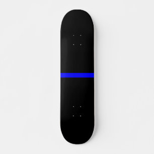 Skate O Gráfico Simbólico de Linha Azul Fino