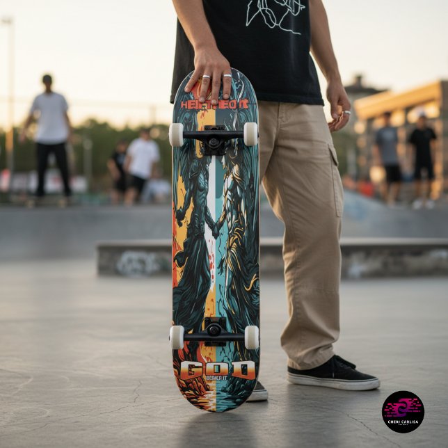 Skate O Inferno Tentou, Deus Negou - Fé Cristã (Roll different. Stand firm.)