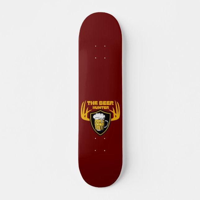 Skate O presente da citação engraçada do amante da cerve (Frente)