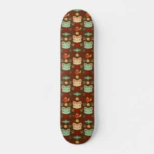 Skate O que é Legal, Gato Gatinho em Cores Terrestres