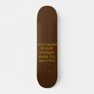 SKATE O QUE TE FAZ DIFERENTE FAZ VOCÊ BONITO