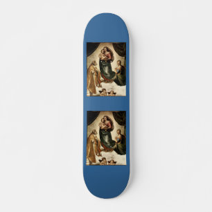 Skate O "Sistine clássico Madonna" de Raphael (cerca de