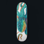Skate Octopus Teto Watercolor Tentacle<br><div class="desc">arte polvo</div>