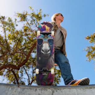 Skate Óculos Azuis Funky Donkey