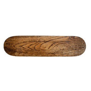 Skate Olhar de madeira velho da grão