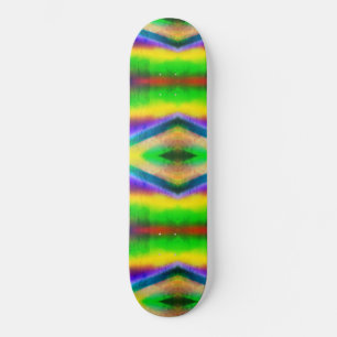 Skate Olho de Abstrato Geometragem do Triângulo do Verd