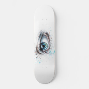 Skate Olhos Azuis em Choro (tristeza, simpatia e depress