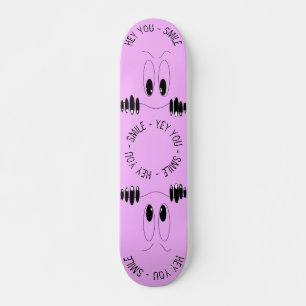 Skate Olhos Curiosity Engraçados - Sorria - Adicione Se
