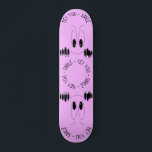 Skate Olhos Curiosos - Sorria - Adicione Seu Texto/Cor<br><div class="desc">Olhos Curiosity Engraçados - Cartoon Surpresa Feliz Desenhando Comic Smile Reprodutivo - Escolha / Adicione Seu Texto / Fonte / Cor Exclusivo - Faça seu presente exclusivo - Redimensione e mova ou remova elementos com a ferramenta de personalização! Ei, Você! Sorria por favor - Desenho e Design por MIGNED. Você...</div>