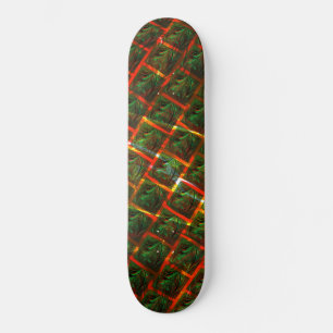 Skate "Olhos verdes enquadrados", arranhões ou ralagem v