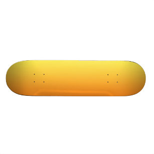 Skate Ombre amarelo e alaranjado
