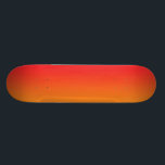 Skate Ombre vermelho e alaranjado<br><div class="desc">Plataforma vermelha e alaranjada do conselho do skate de Ombre</div>