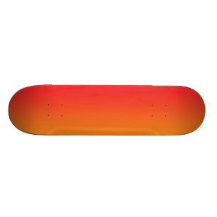 Skate Ombre vermelho e alaranjado