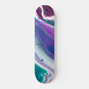 Skate Onda de Cor Abstrata