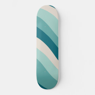 Skate Onda de Verão Retro #5 #mínimo #decor #art