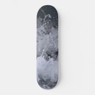Skate Onda do Oceano Salpico Closeup 2