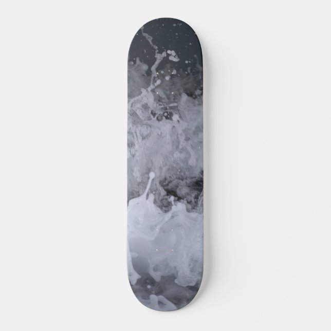 Skate Onda do Oceano Salpico Closeup 2 (Frente)