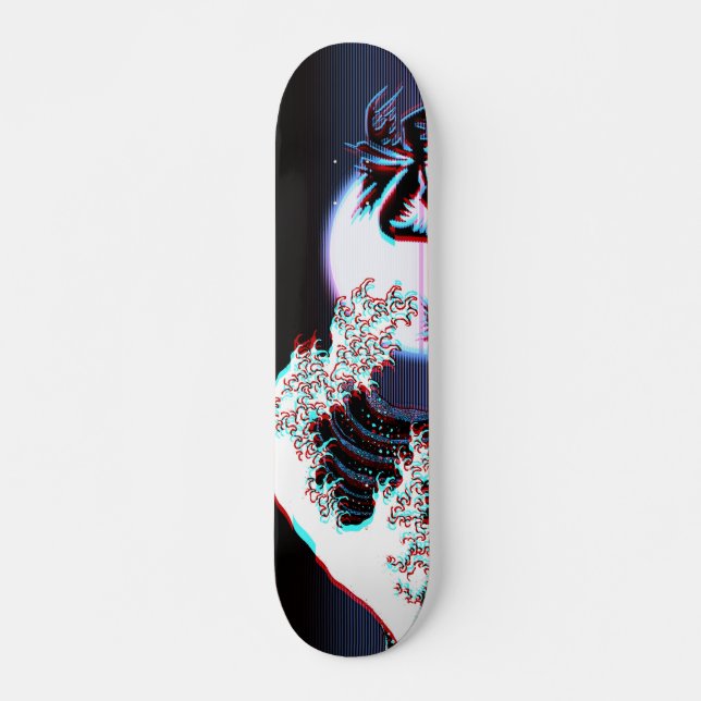 Skate Onda excelente de Kanagawa Vaporwave (Frente)