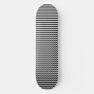 Skate Onda Preto e Branco