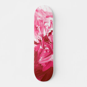 Skate Ondas de Tinta Rosa abstrato