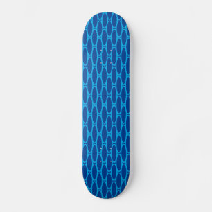 Skate "Onde os golfinhos sonham" Arte enrolada