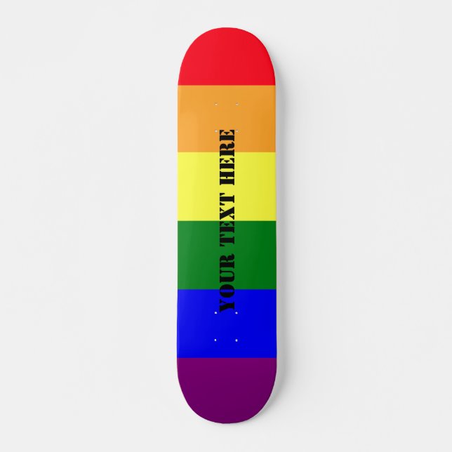 Skate Orgulho LGBT (Frente)