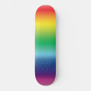 Skate Orgulho lgbtq lgbt gay do arco-íris cores do grad
