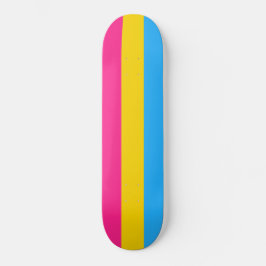Skate Orgulho Pansexual (Bandeira Pan)
