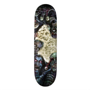 Skate Os zombis atacam (a horda do zombi)