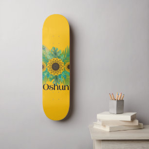 Skate Oshun Goddess Sunflower